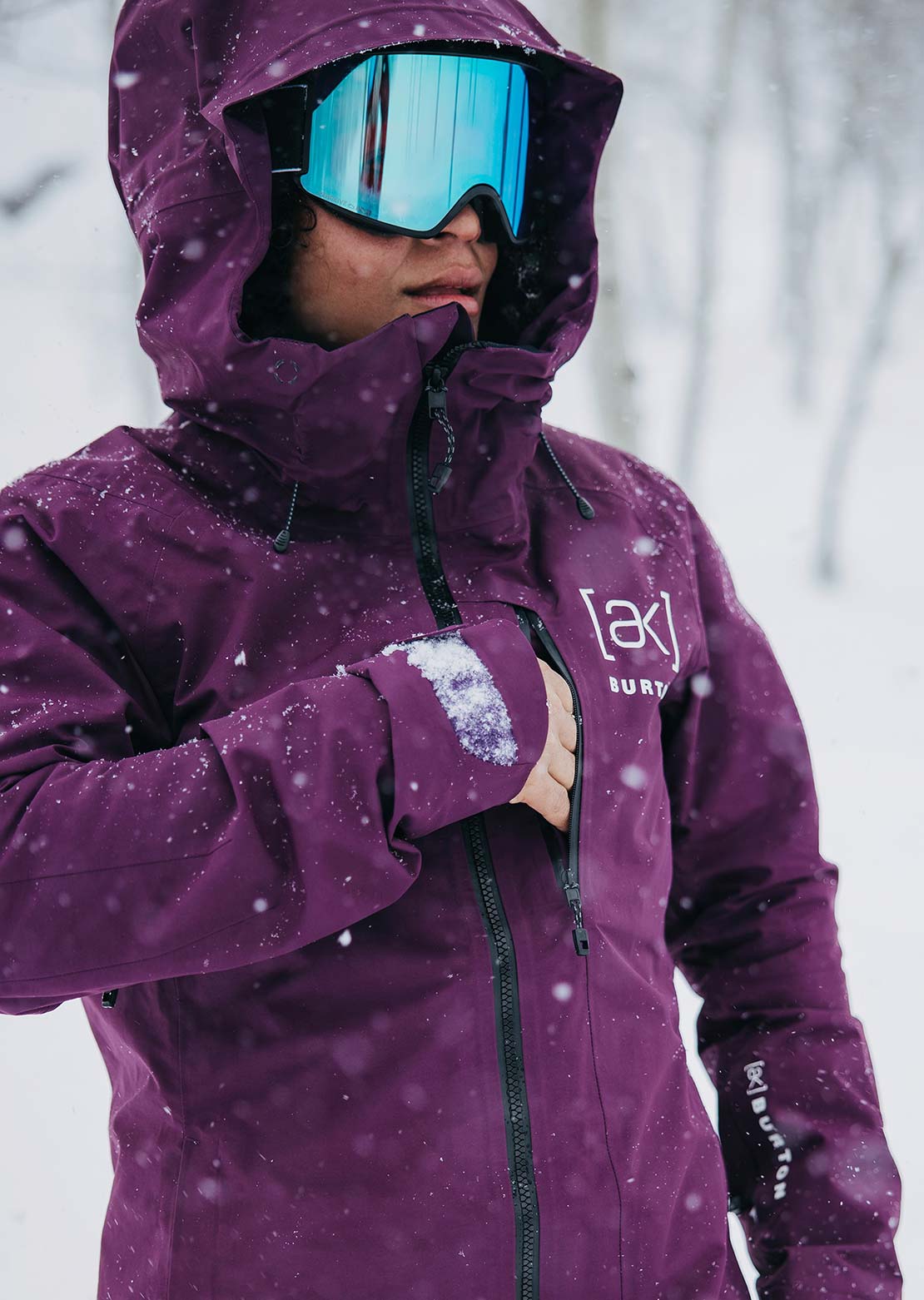 Burton AK Women's GORE-TEX 2L Upshift Jacket Purple Root