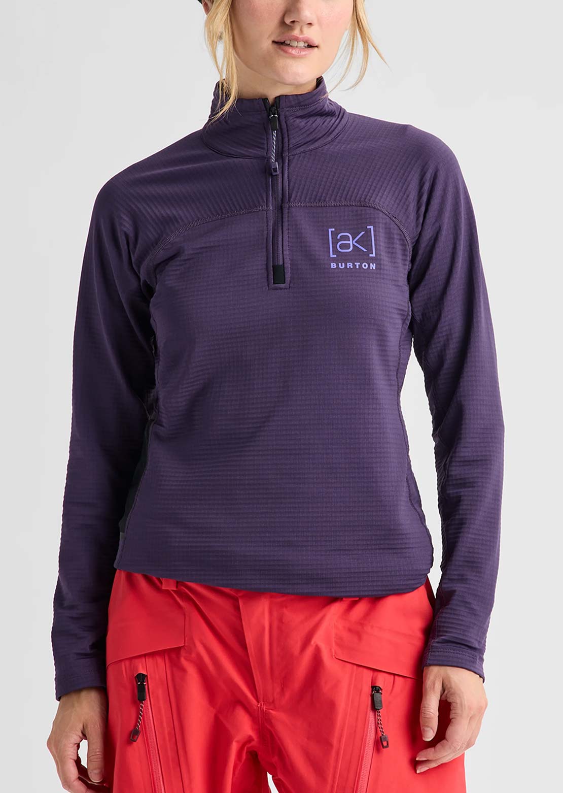 Burton [ak] Femmes Helium Grid Quarter-Zip Fleece Chandail