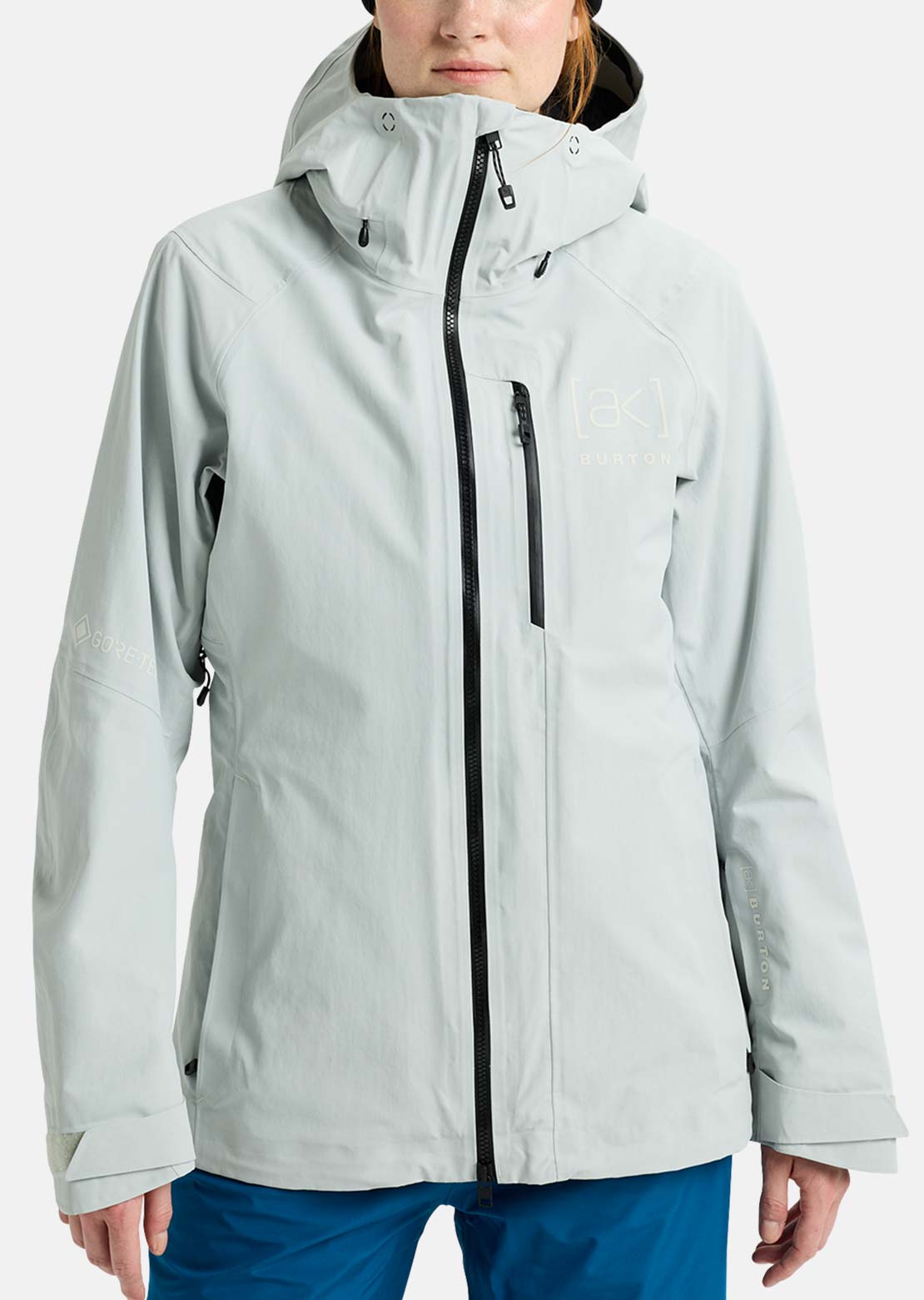 Burton AK Women's Upshift GORE-TEX 2L Jacket Gray Cloud