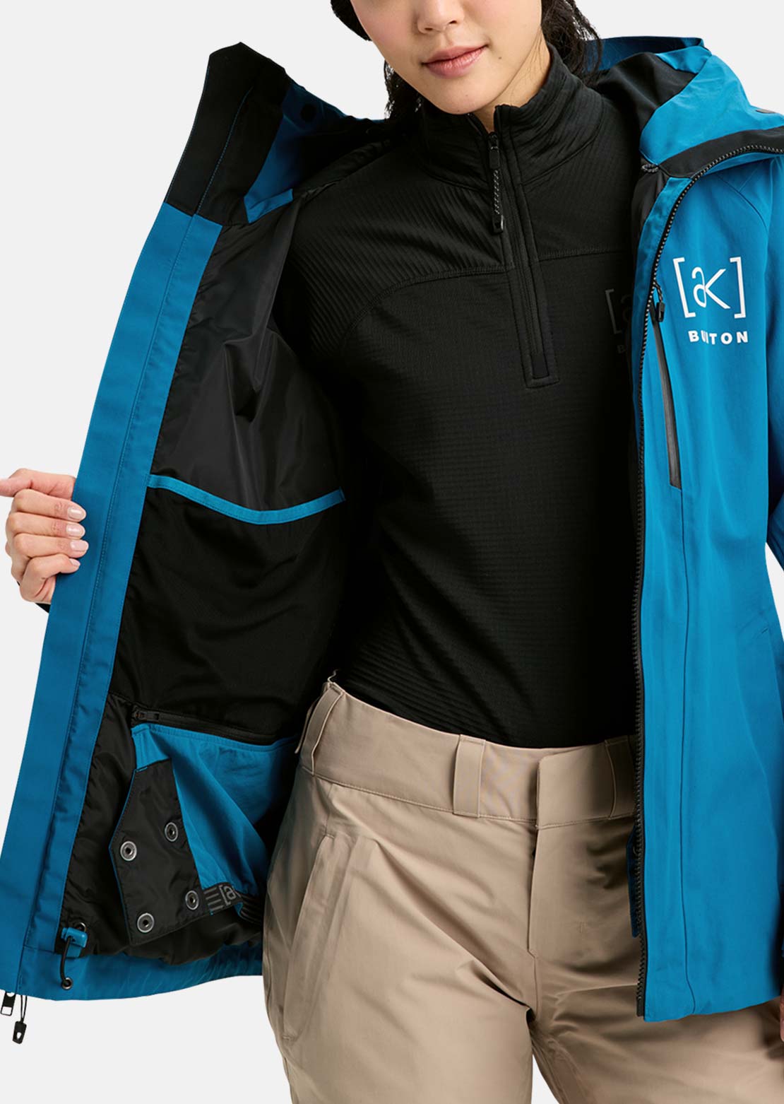 Burton AK Women's Upshift GORE-TEX 2L Jacket Blue Teal