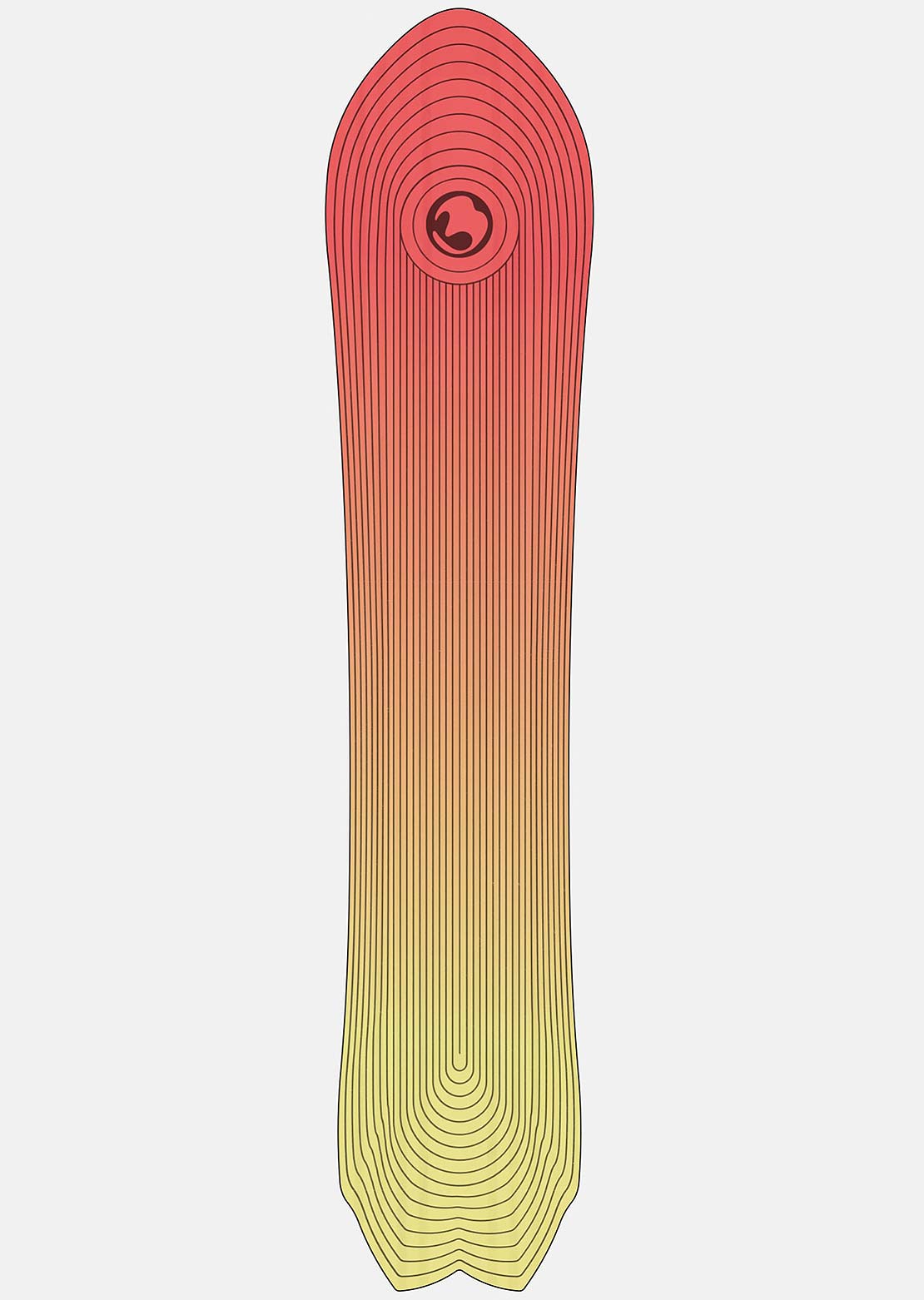 Burton Fish 3D Directional Flat Top Snowboard
