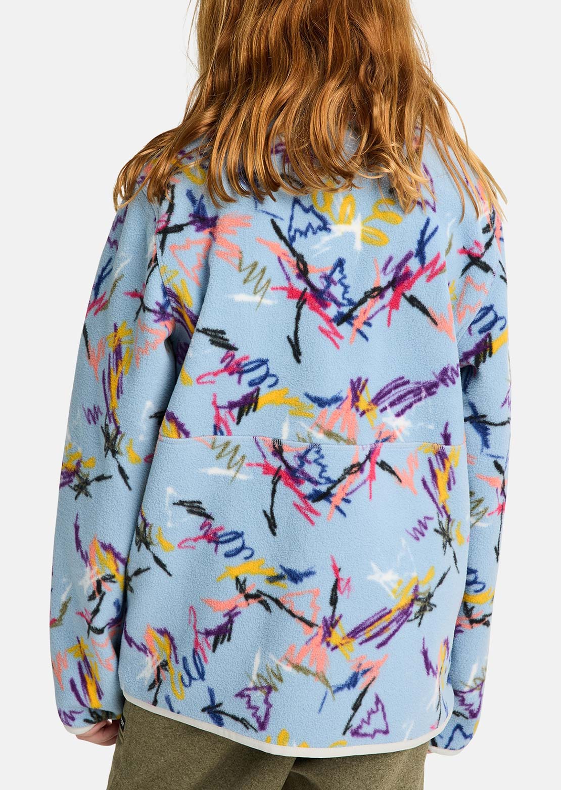Burton Junior Cinder Fleece Anorak Scribble
