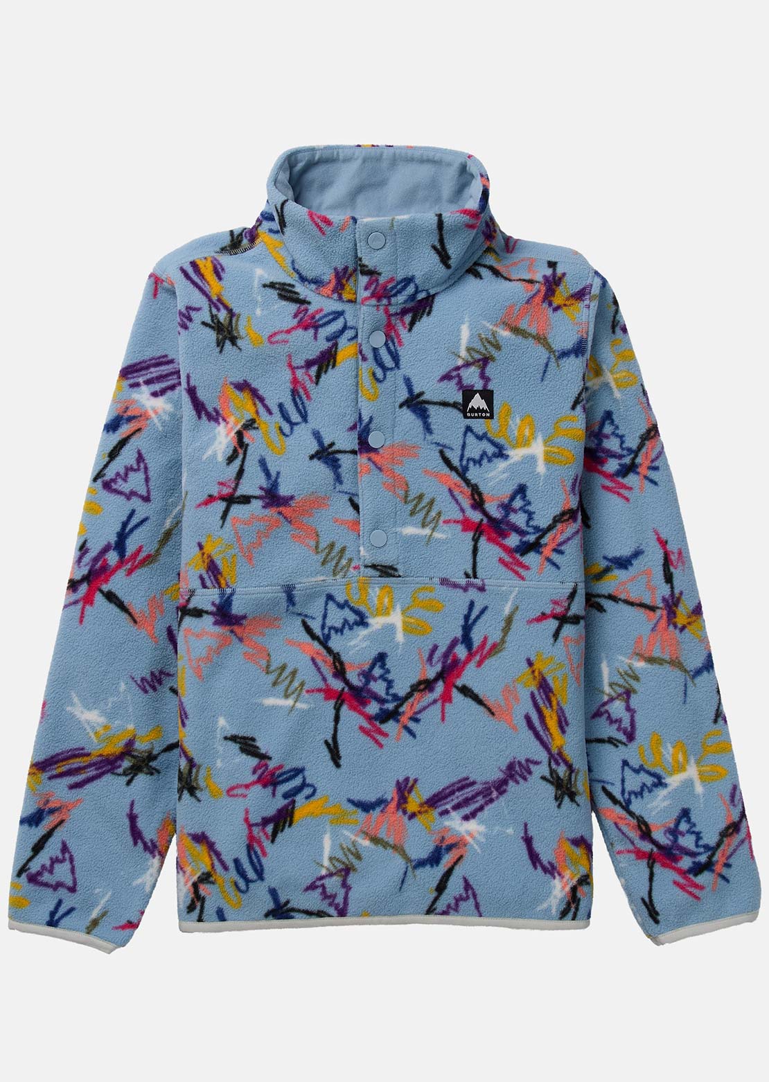 Burton Junior Cinder Fleece Anorak Scribble