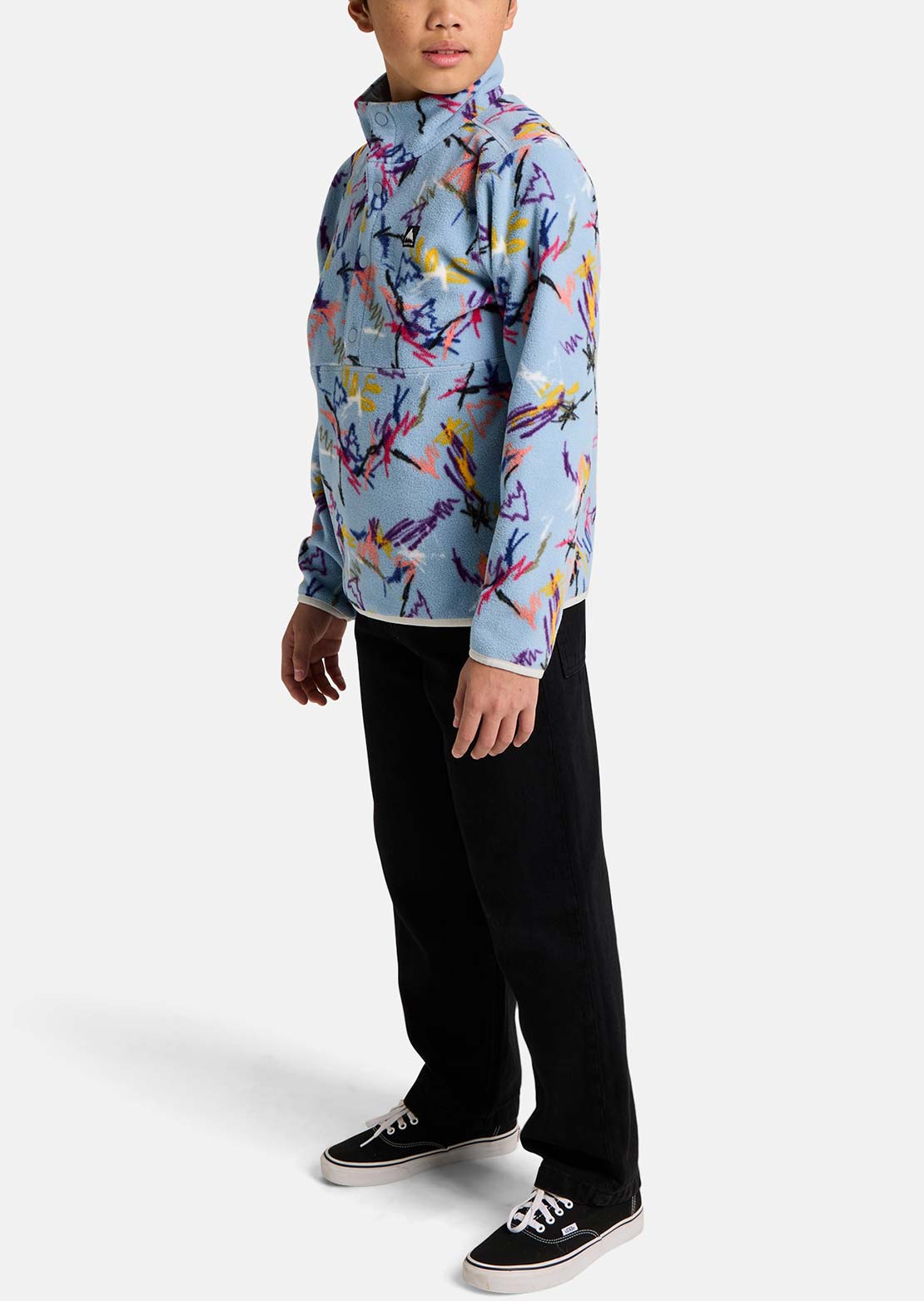 Burton Junior Cinder Fleece Anorak Scribble