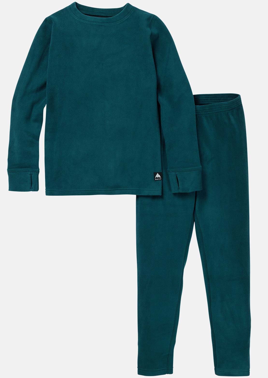 Burton Junior Fleece Base Layer Set Deep Emerald