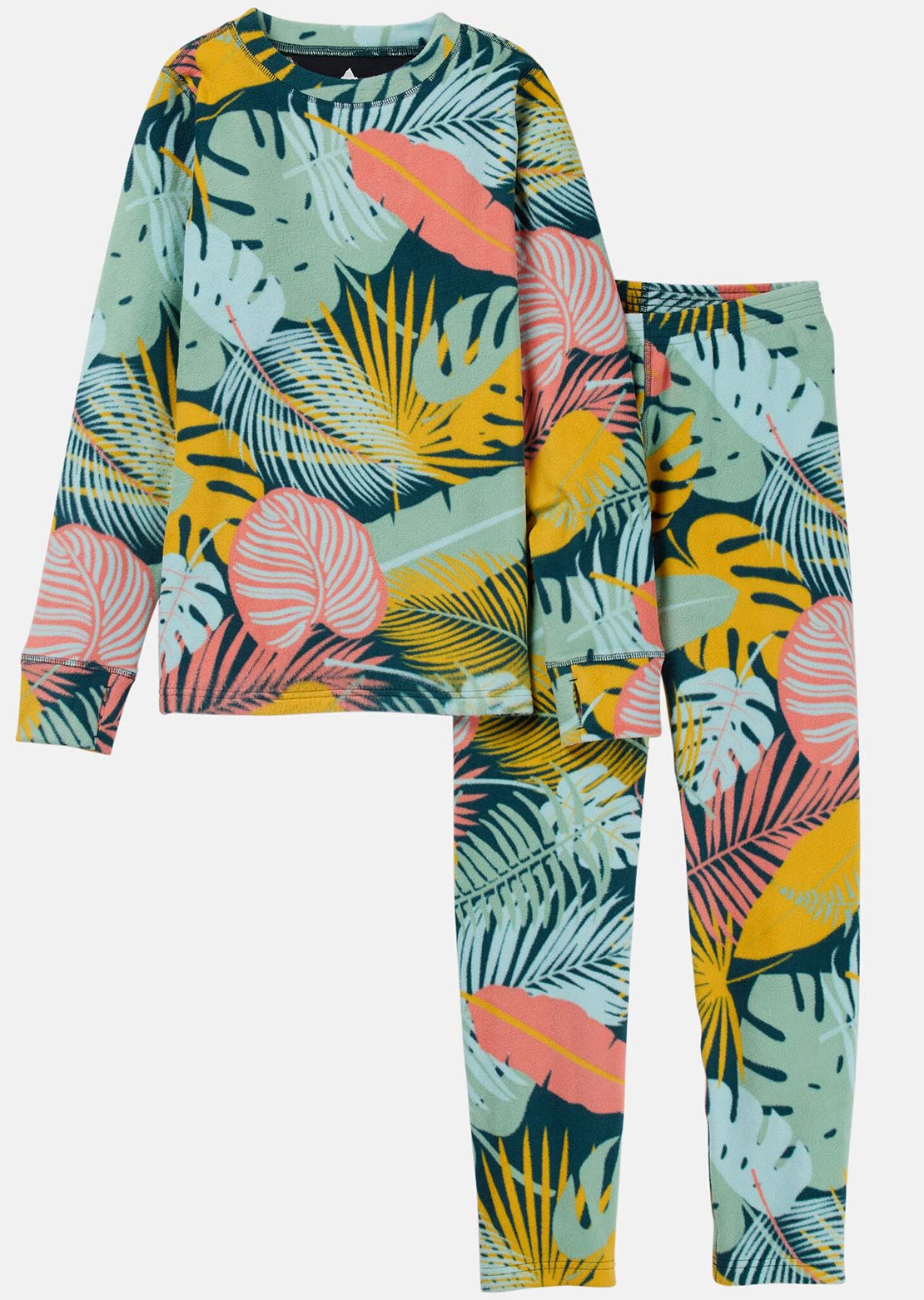 Burton Junior Fleece Base Layer Set Oversized Tropical