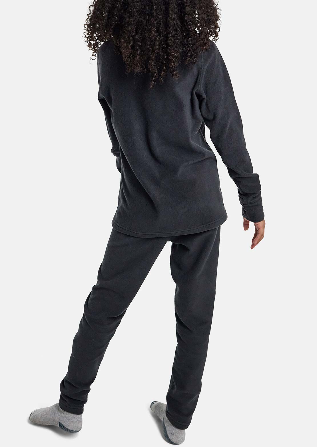 Burton Junior Fleece Base Layer Set True Black