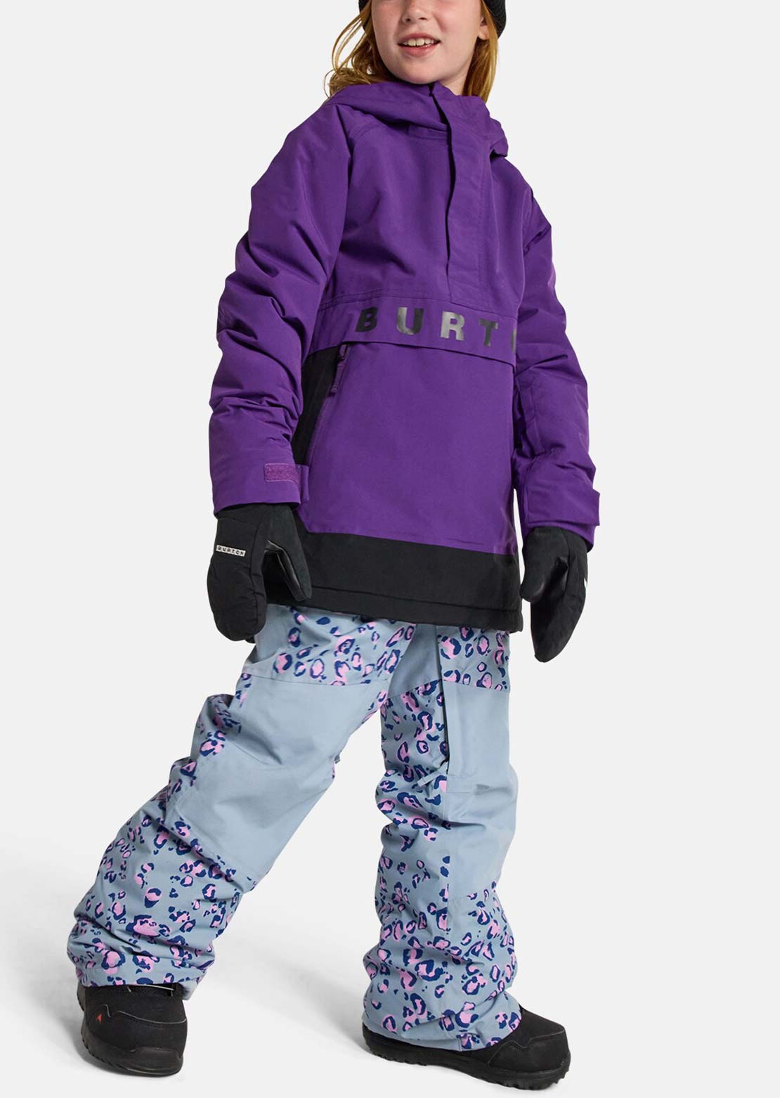 Burton Junior Frostner 2L Anorak Imperial Purple/True Black