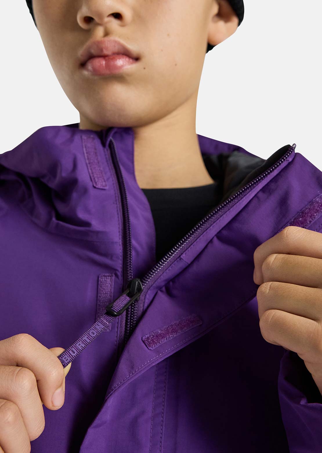 Burton Junior Frostner 2L Anorak Imperial Purple/True Black