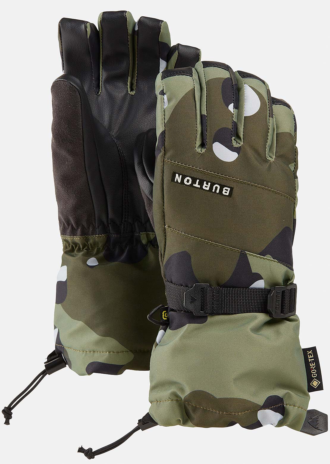 Burton Junior GORE-TEX Gloves Forest Moss Cookie Camo