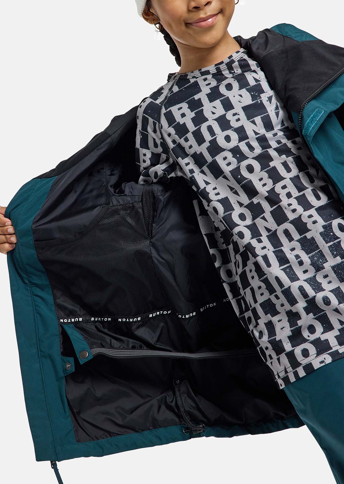 Burton Junior GORE-TEX Shell Jacket Deep Emerald/True Black