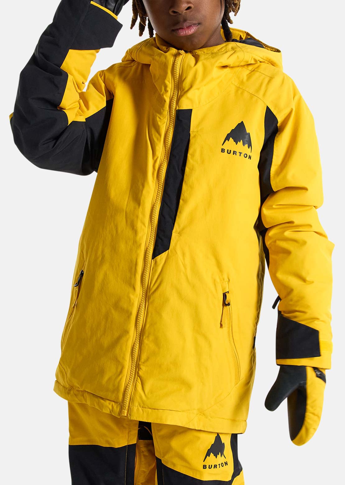 Burton Junior Hillslope 2L Jacket Summit Goldenrod/True Black
