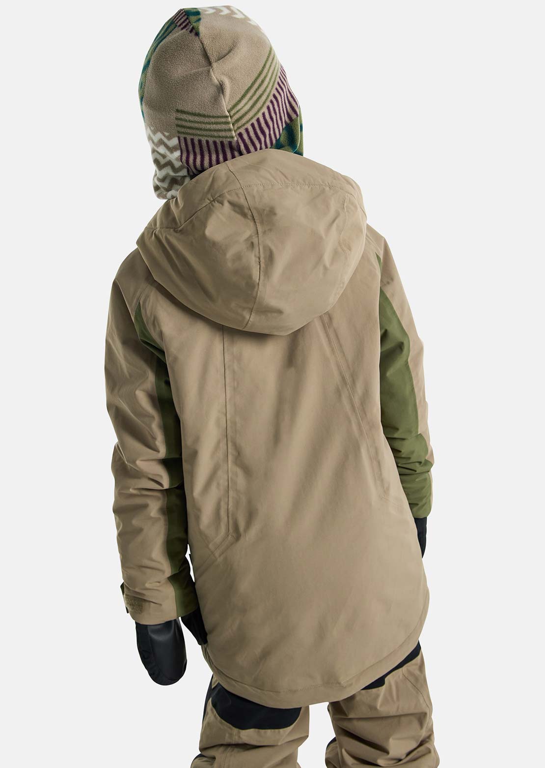 Burton Junior Hillslope 2L Jacket Summit Taupe/Forest Moss