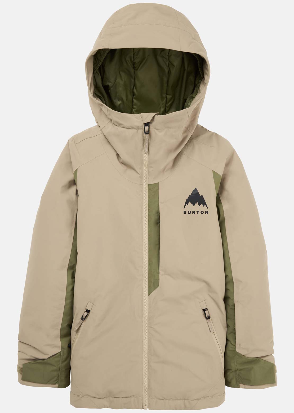 Burton Junior Hillslope 2L Jacket Summit Taupe/Forest Moss