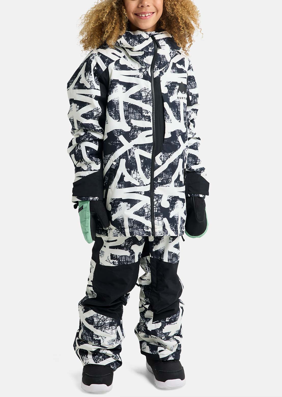Burton Junior Hillslope Jacket City Streets/True Black