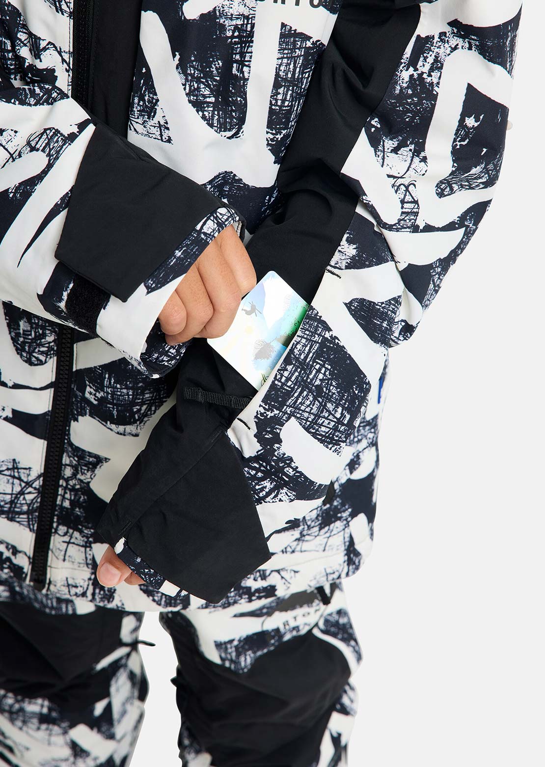 Burton Junior Hillslope Jacket City Streets/True Black