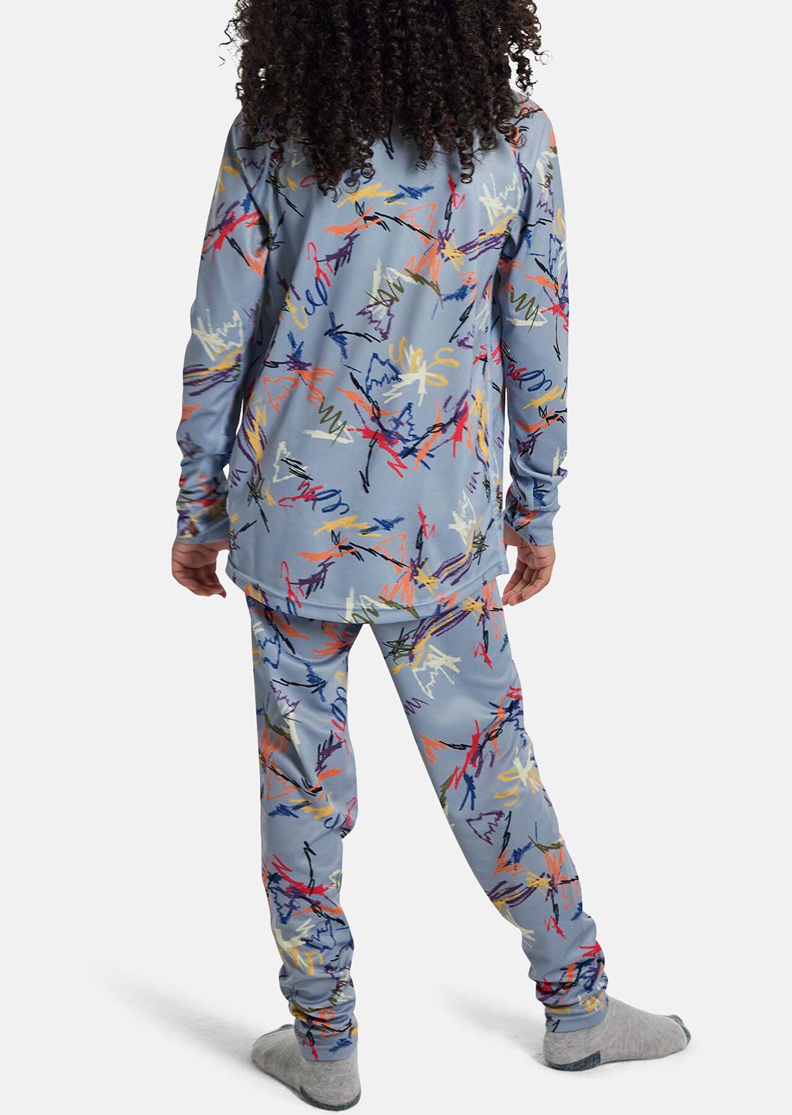 Burton Junior Lightweight Base Layer Set Scribble