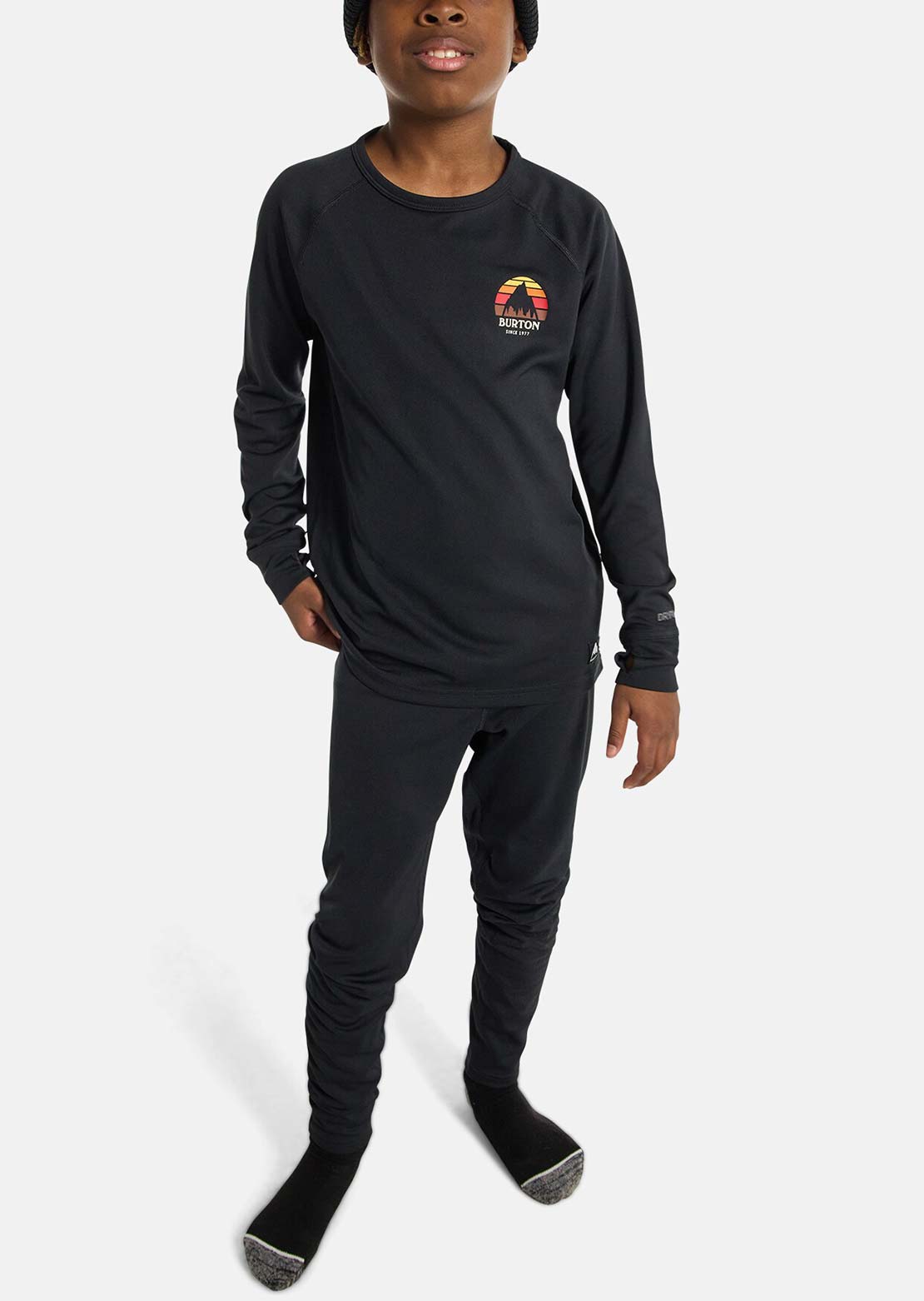 Burton Junior Lightweight Base Layer Set True Black