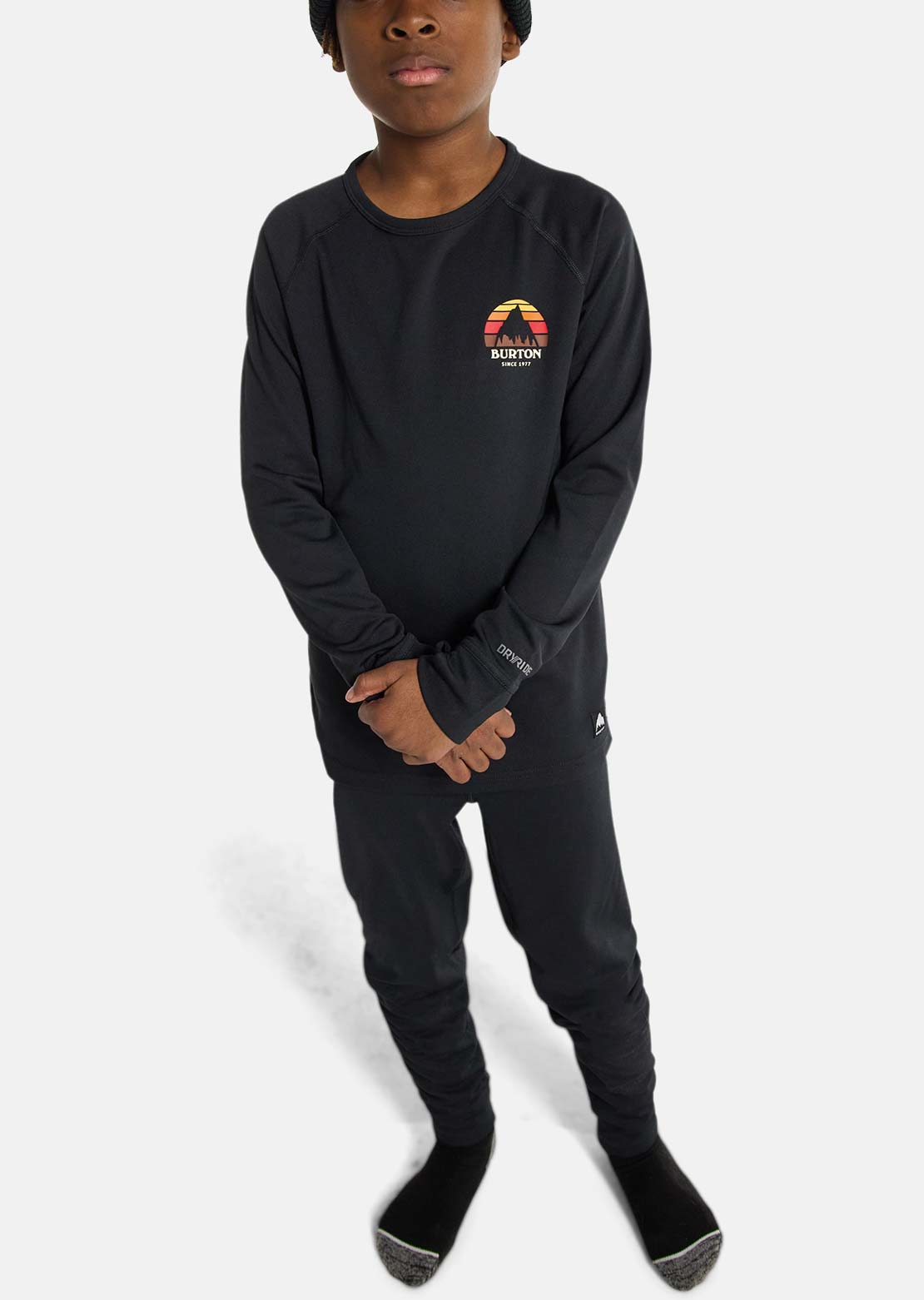 Burton Junior Lightweight Base Layer Set True Black