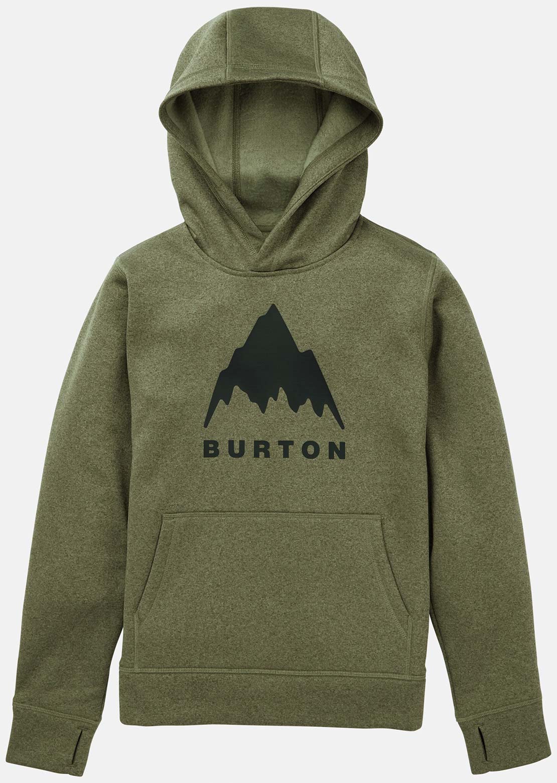 Burton Junior Oak Pullover Hood Forest MOss Heather