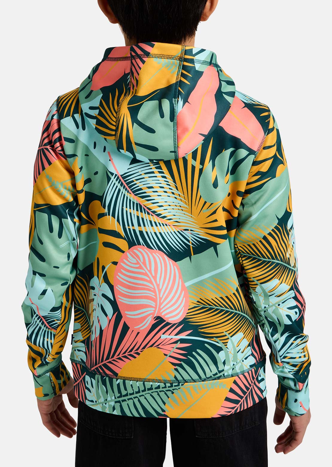 Burton Junior Oak Pullover Hood Oversized Tropical