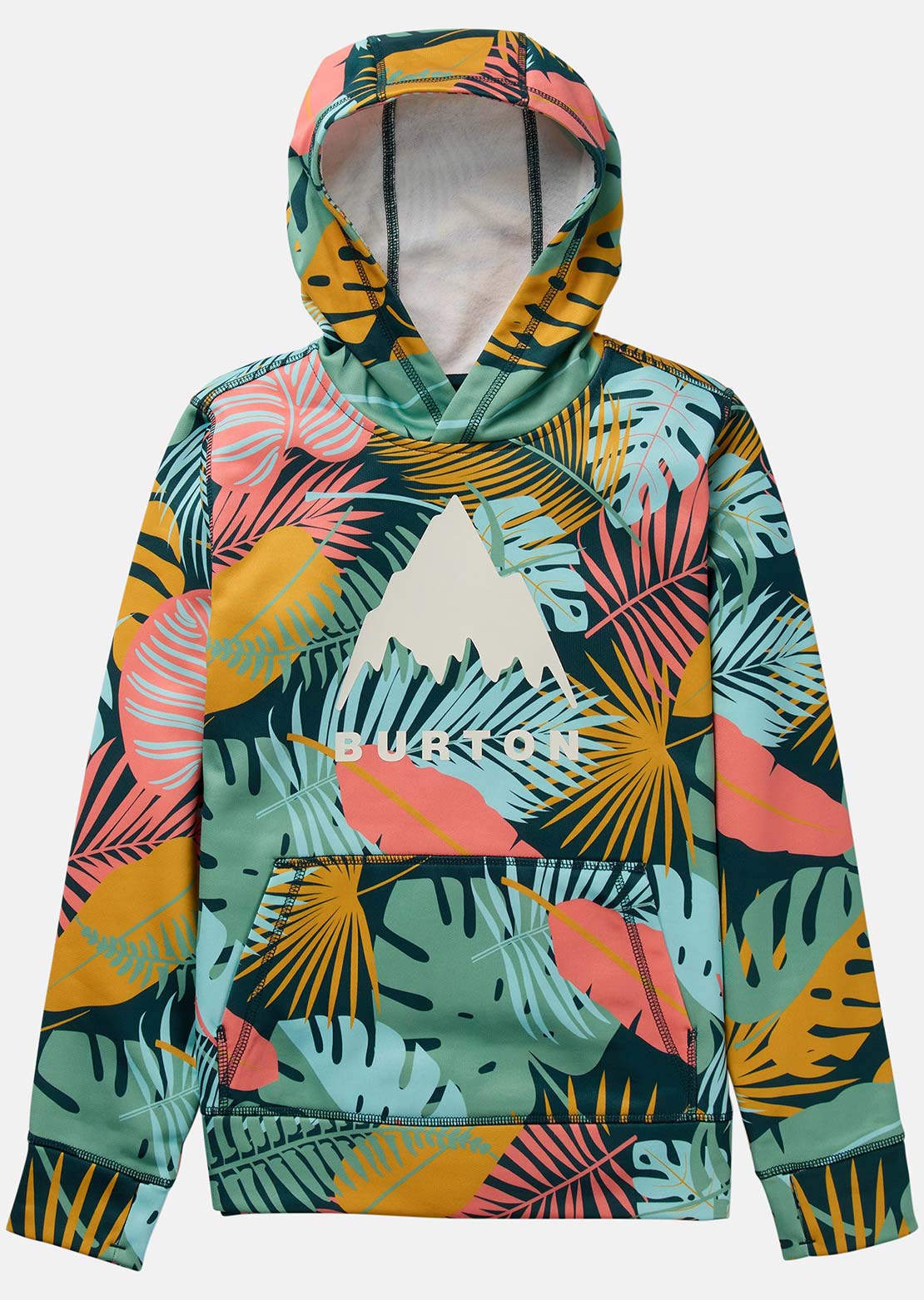 Burton Junior Oak Pullover Hood Oversized Tropical