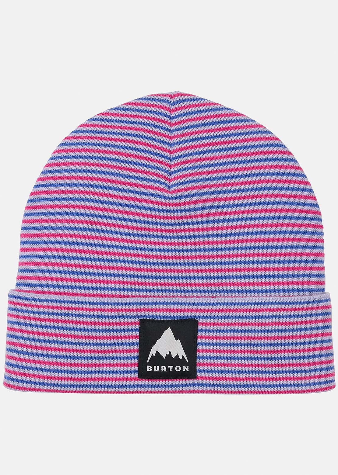 Burton Junior Recycled Stripe Beanie Fuchsia Fusion / Amparo Blue / Supernova