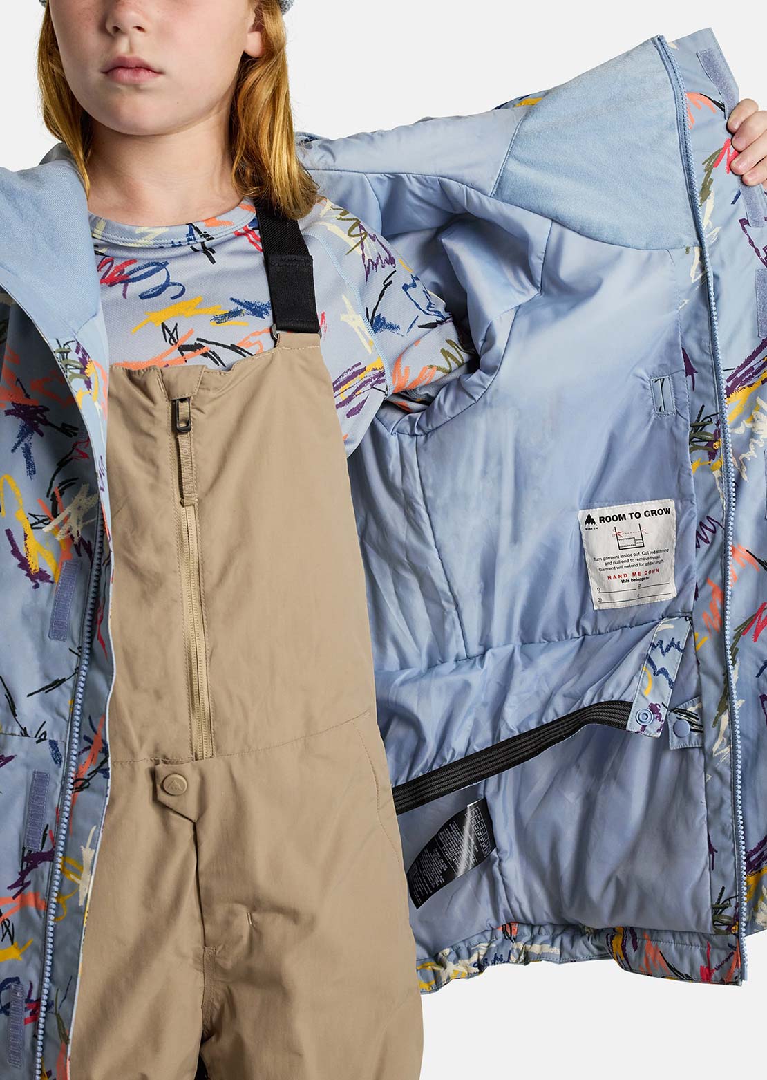 Burton Junior Skimmer 2L Jacket Scribble