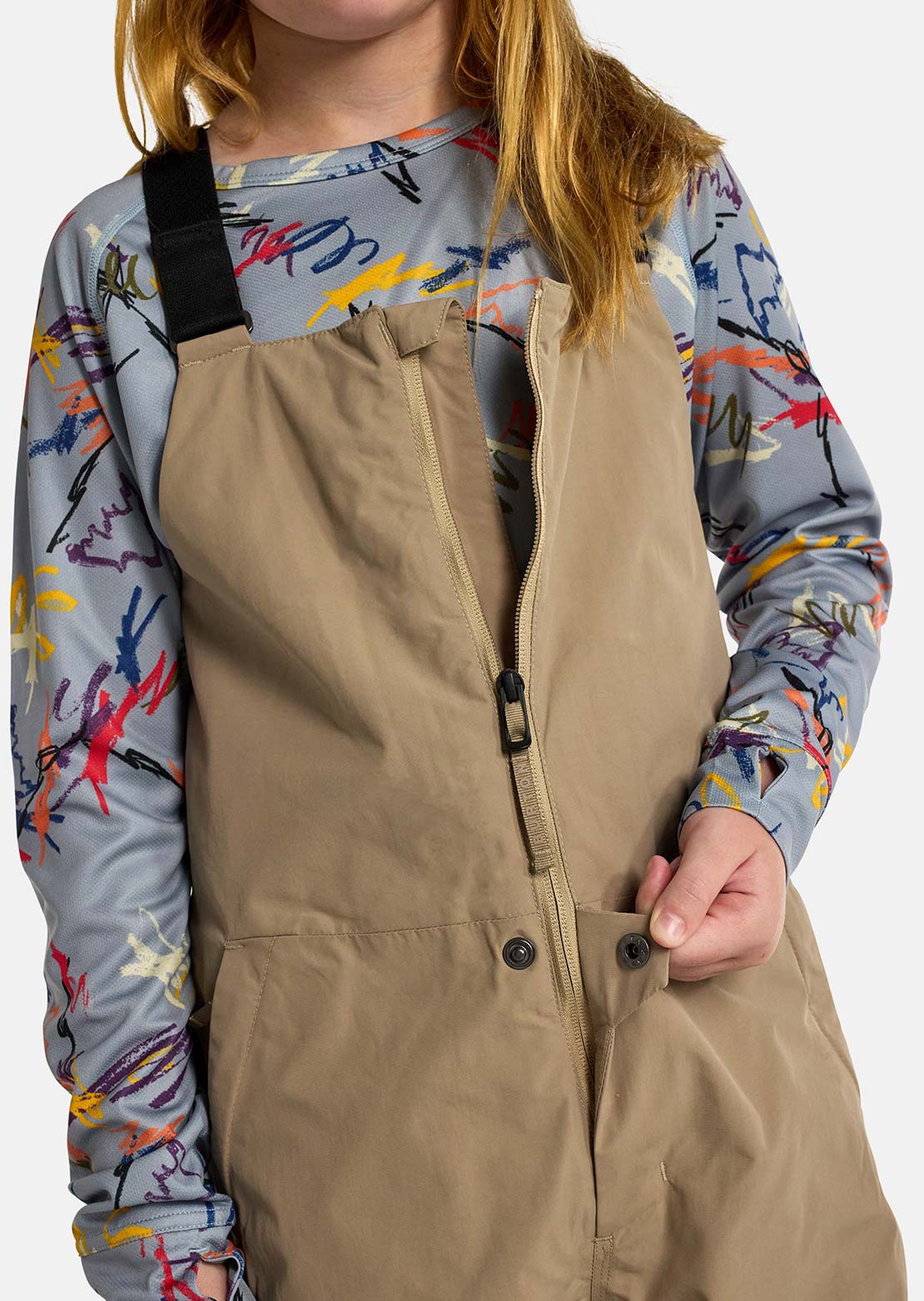 Burton Junior Skylar 2L Bib Pants Summit Taupe