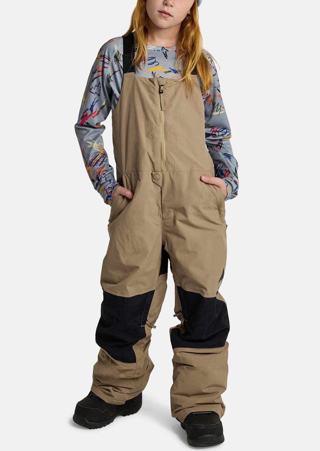 Burton Junior Skylar 2L Bib Pants Summit Taupe