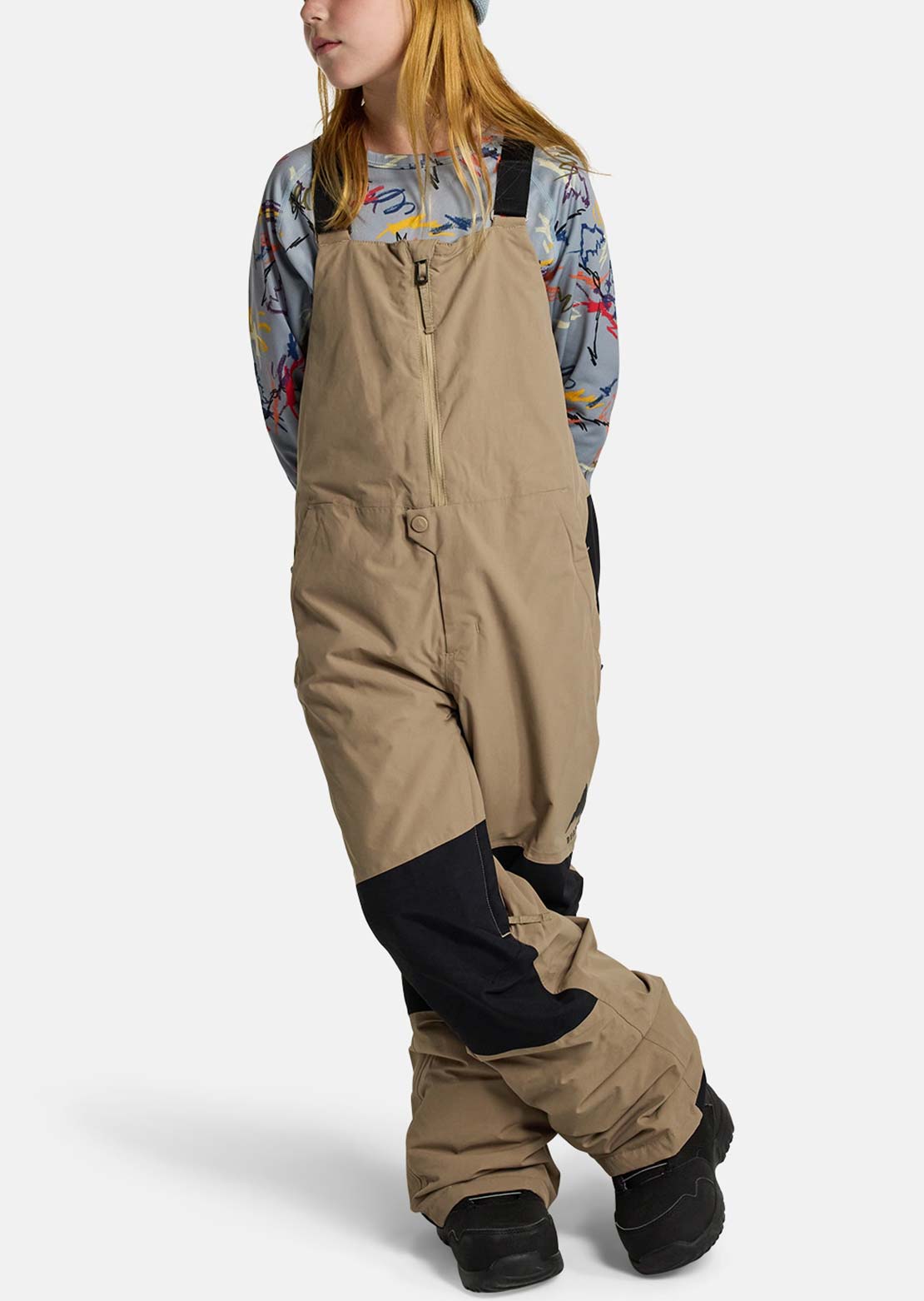 Burton Junior Skylar 2L Bib Pants Summit Taupe