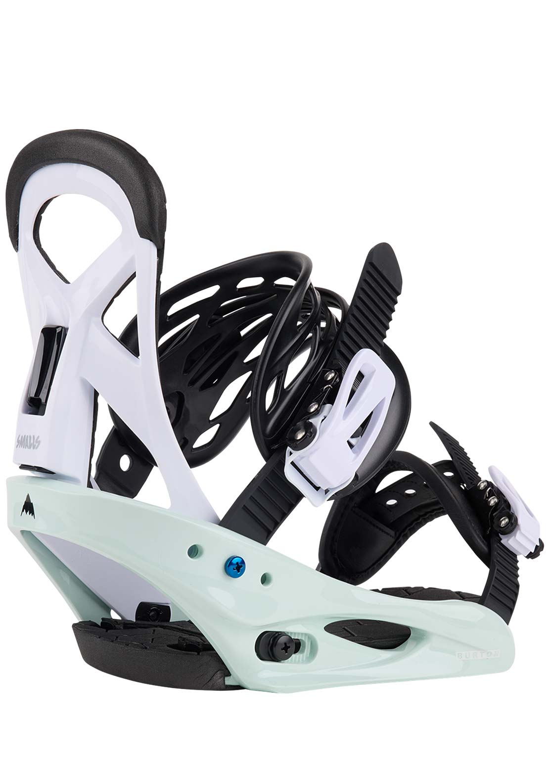 Burton Junior Smalls Re:Flex Snowboard Bindings Neo-Mint/White