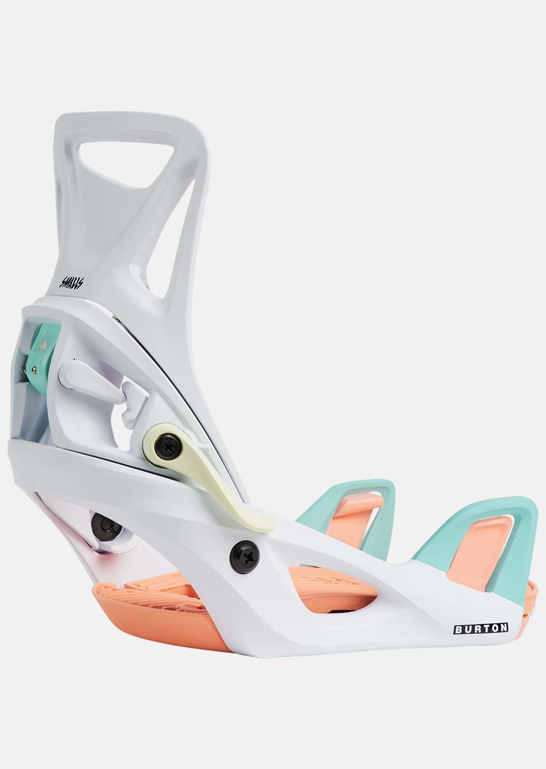 Burton Junior Step On Re:Flex Snowboard Bindings White/Multi