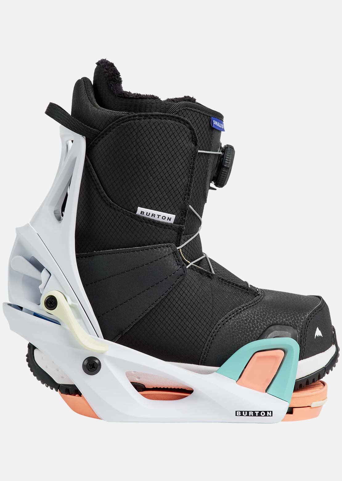 Burton Junior Step On Re:Flex Snowboard Bindings White/Multi