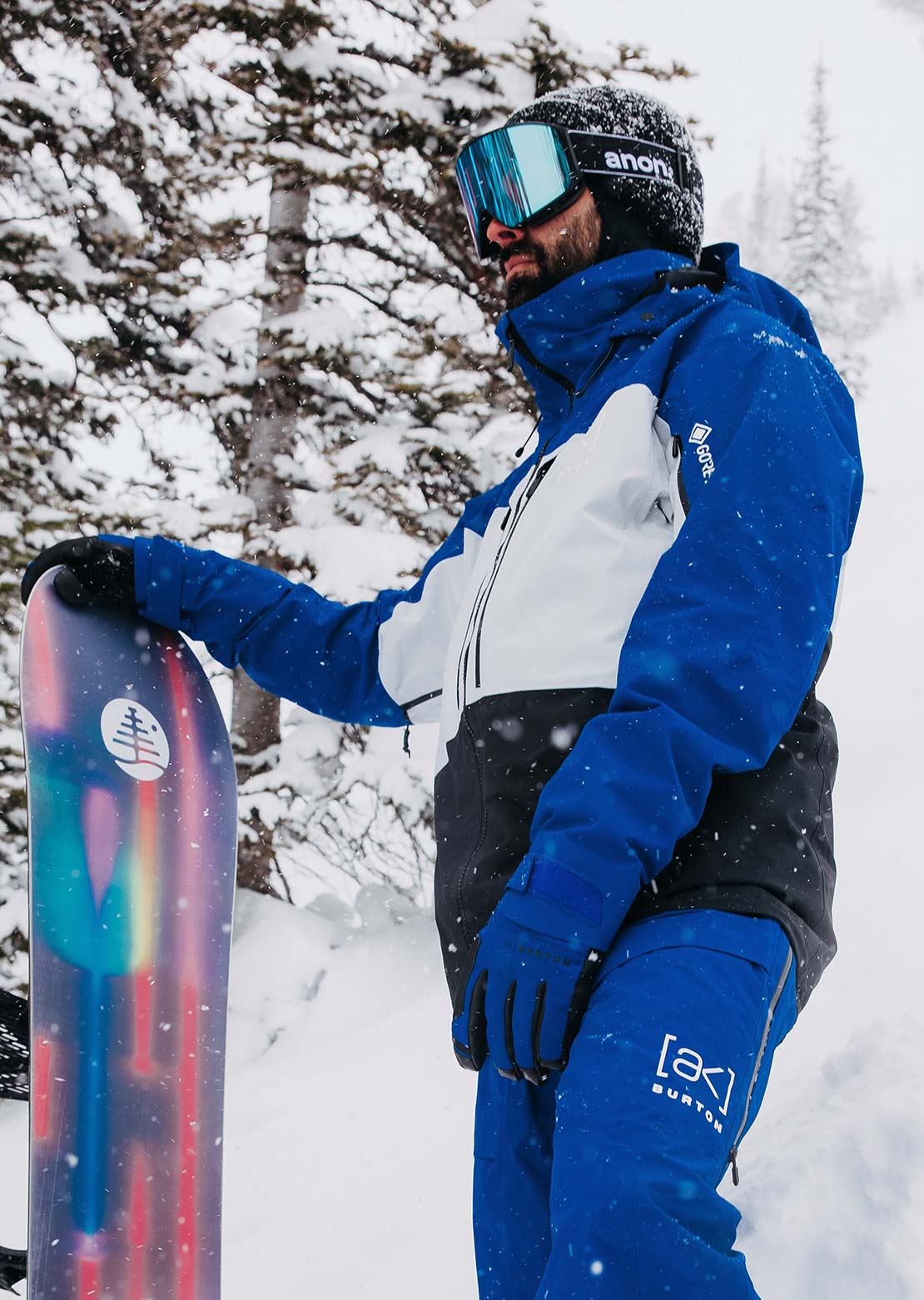 Burton Men&#39;s AK GORE-TEX Cyclic Bib Pants  Jake Blue