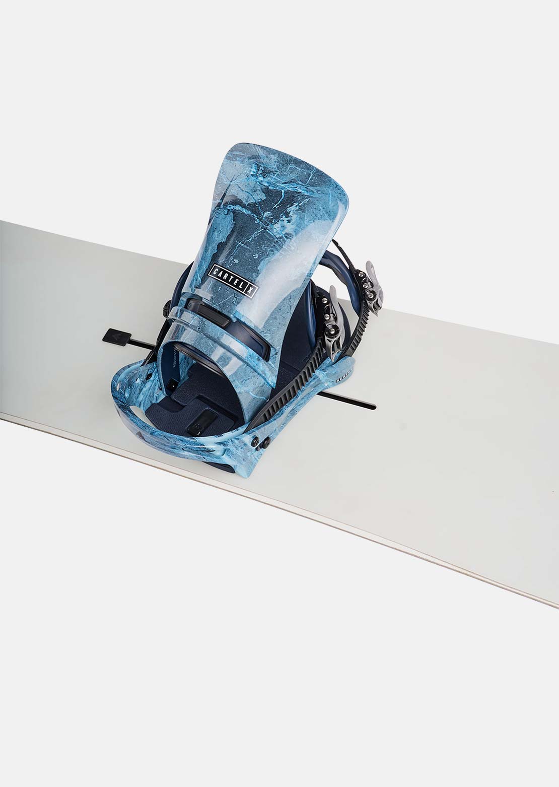 Burton Men's Cartel X Re:Flex Snowboard Bindings Marbled Stone