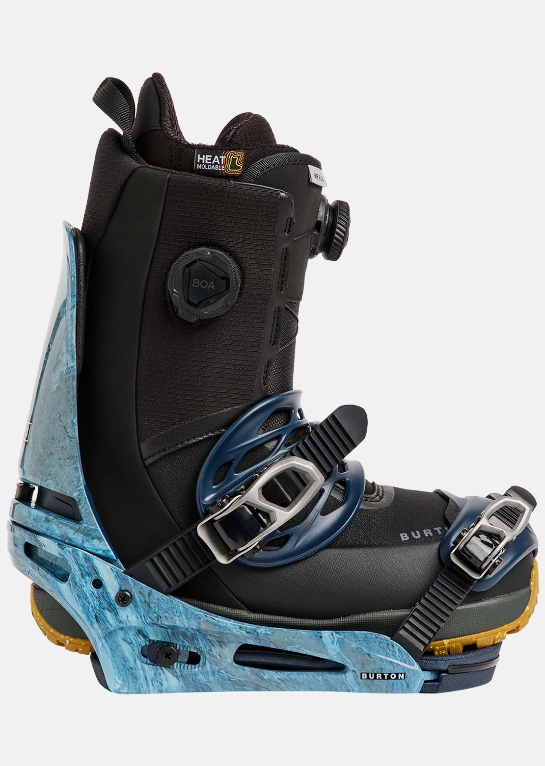 Burton Men's Cartel X Re:Flex Snowboard Bindings Marbled Stone