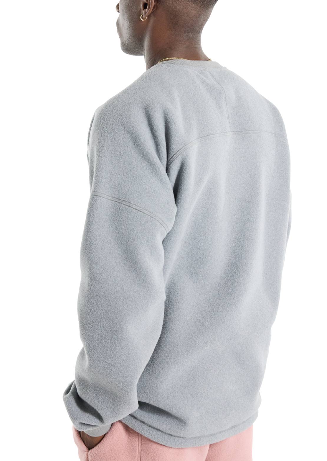 Burton Men's Cinder Crewneck Fleece Gray Heather