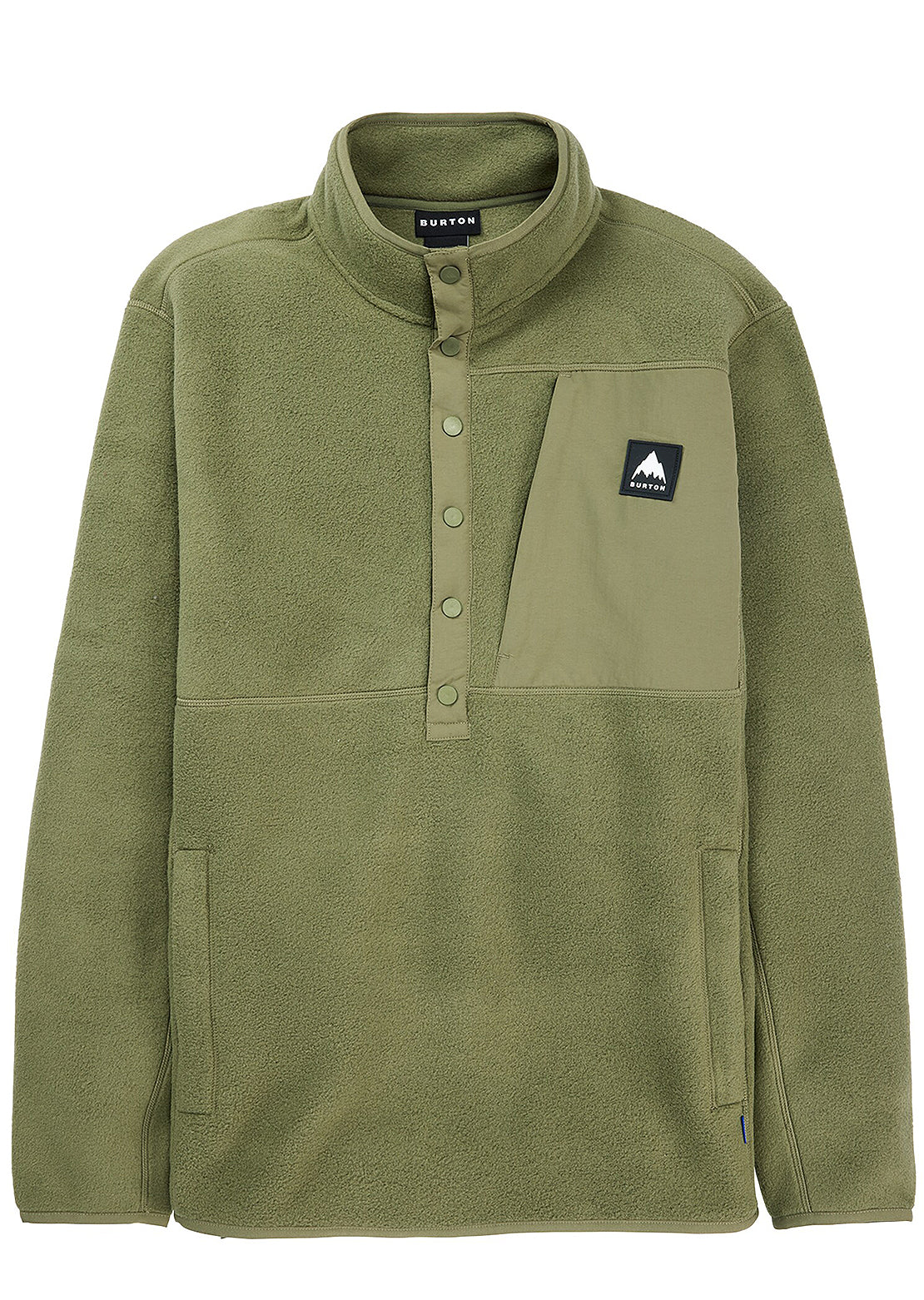 Burton Men&#39;s Cinder Fleece Pullover Forest Moss