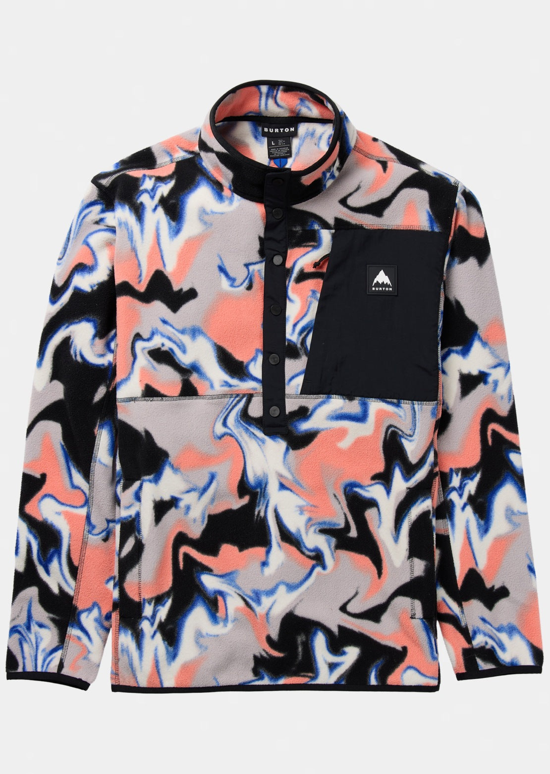 Burton Men's Cinder Pullover Fleece Dazed