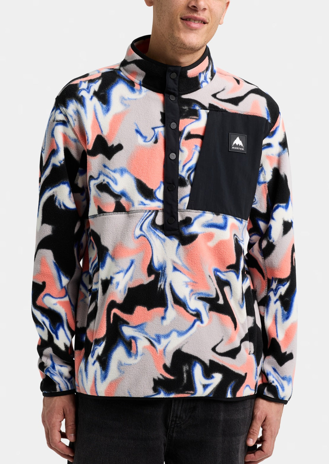 Burton Men's Cinder Pullover Fleece Dazed