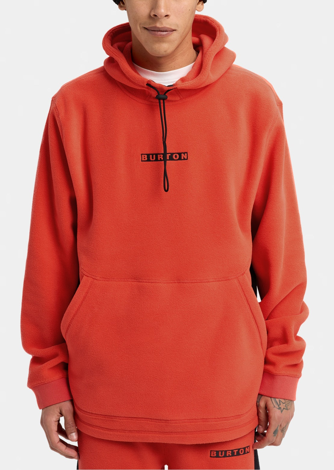 Burton Men's Cinder Pullover Hood Fiesta Red