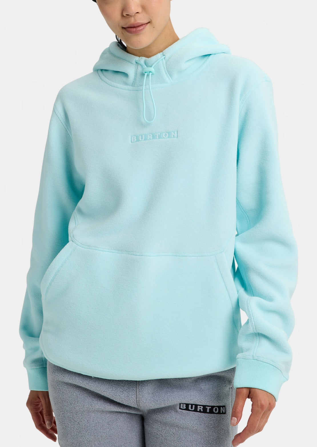 Burton Men's Cinder Pullover Hood Light Teal