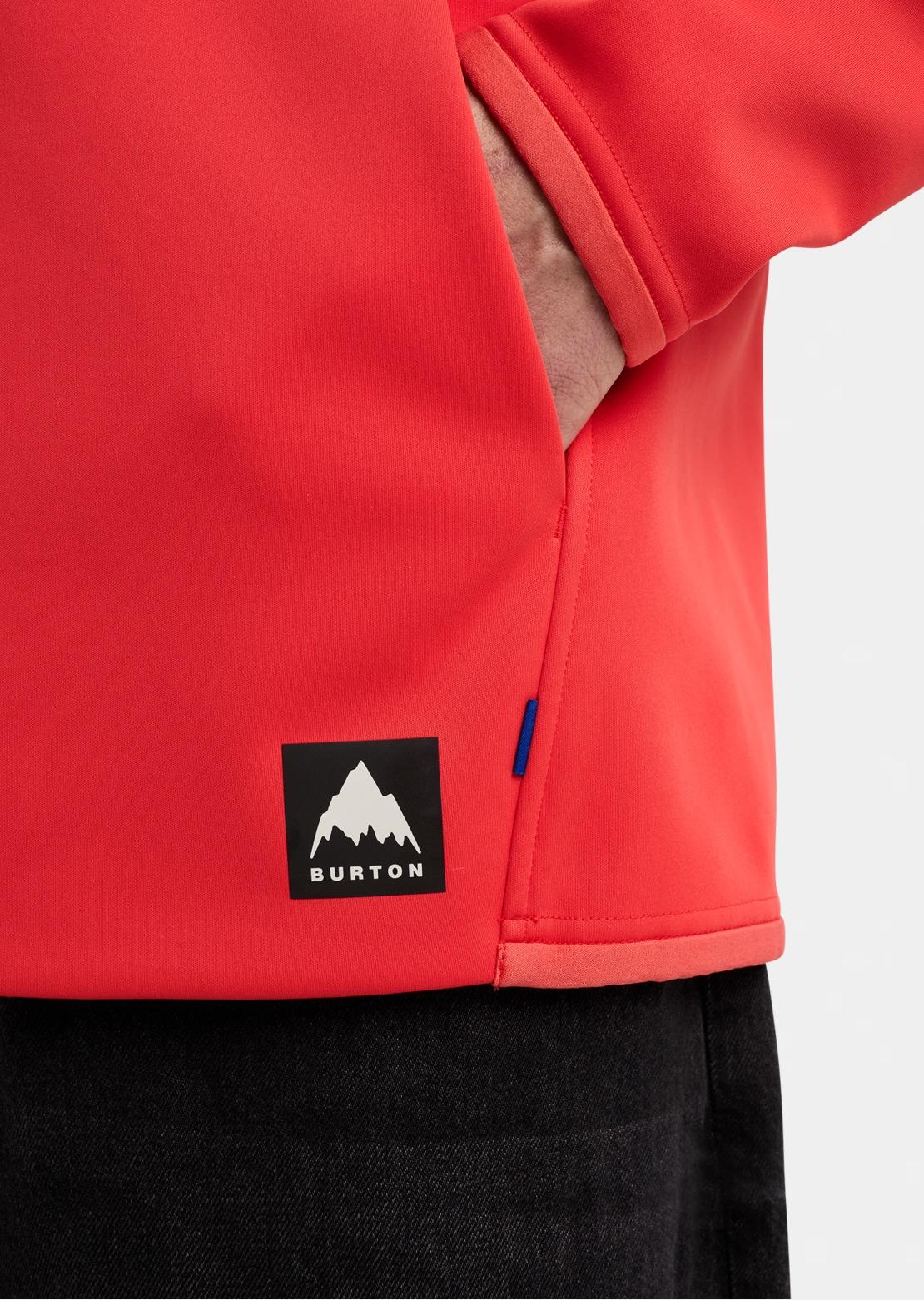 Burton Men's Crown Weatherproof Pullover Fleece Fiesta Red