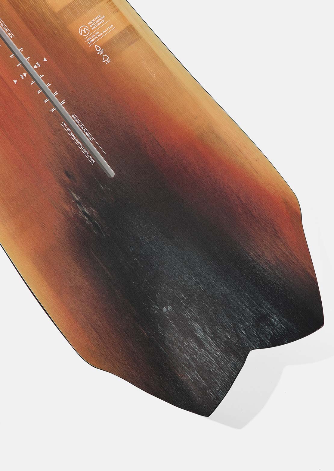 Burton Men's Fish 3D Directional Flat Top Snowboard