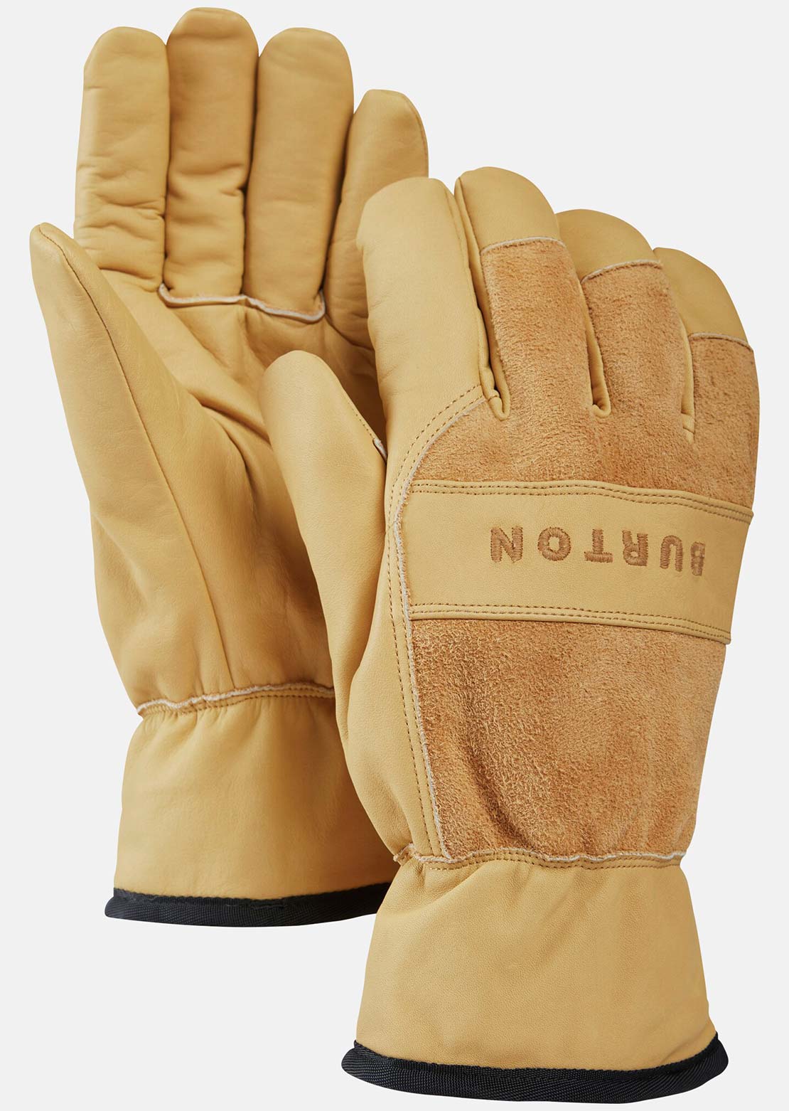 Burton Men's Lifty Leather Gloves Rawhide
