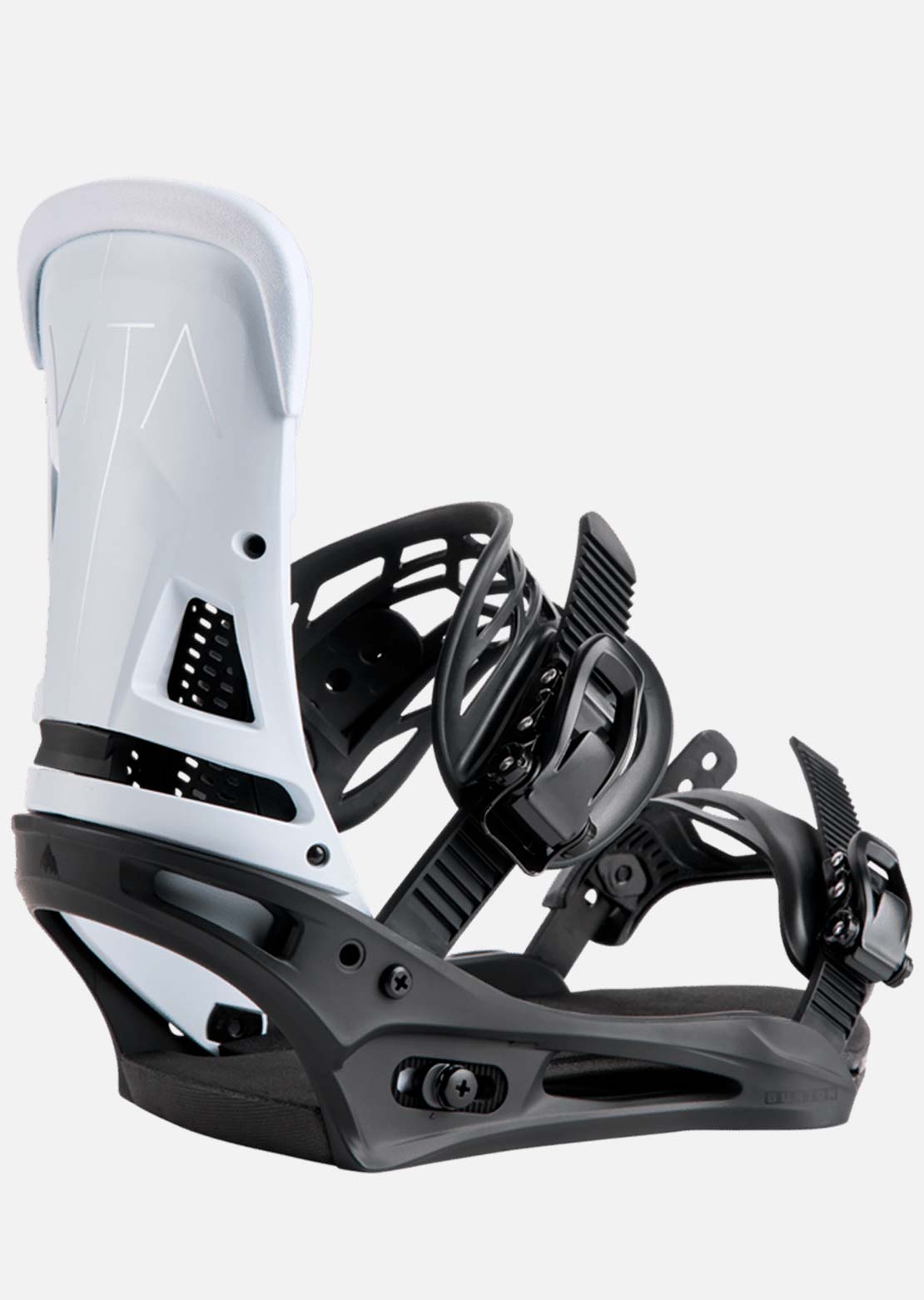Burton Men's Malavita Snowboard Bindings Black/White