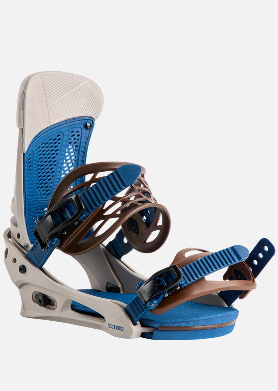 Burton Men's Malavita Snowboard Bindings Warm Gray