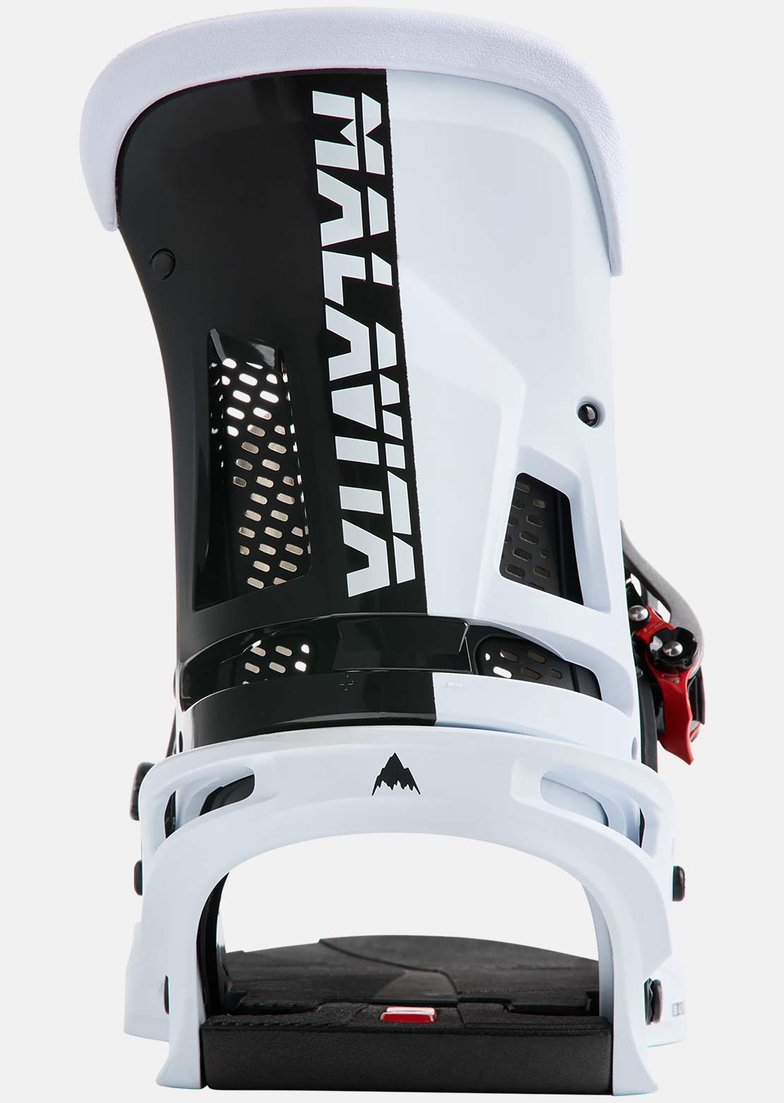 Burton Men's Malavita X Snowboard Bindings Black/White