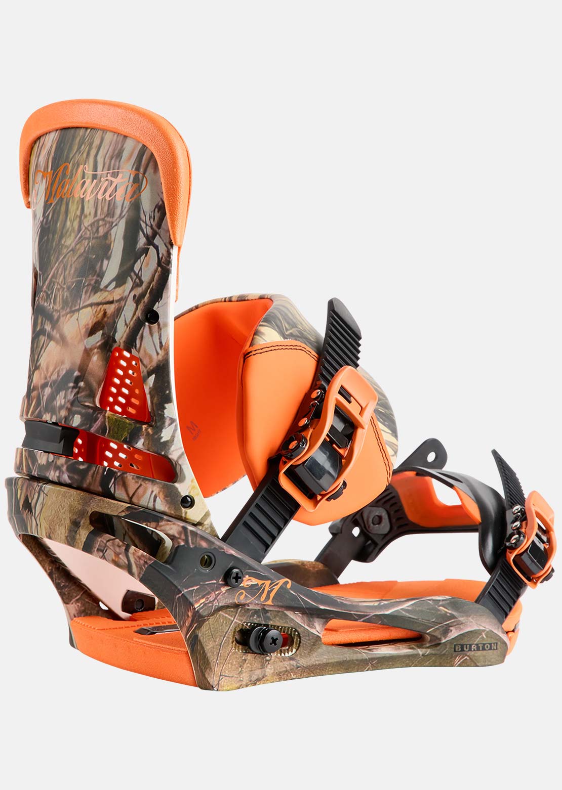 Burton Men's Malavita X Snowboard Bindings Camo